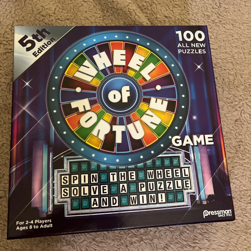 Wheel of Fortune Game - 5th Edition